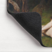 Circe (Woman and Big Wild Cats) (by John Collier) マウスパッド (コーナー)