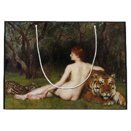 Circe (Woman and Dangerous Cats) (by John Collier) ラージペーパーバッグ