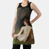 Circe (Woman With Wild Cats) (by John Collier) エプロン (インサイチュ)