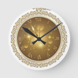 「Circedian Glow: Round Wall Clock with Illuminatio ラウンド壁時計