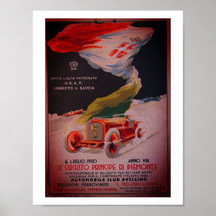 Circito Avellino - Vintage poster from 1930 ポスター