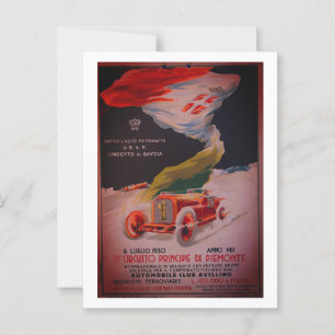 Circito Avellino - Vintage poster from 1930 ポストカード