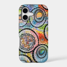 Circleはっきりした Doodle iPhone 11ケース