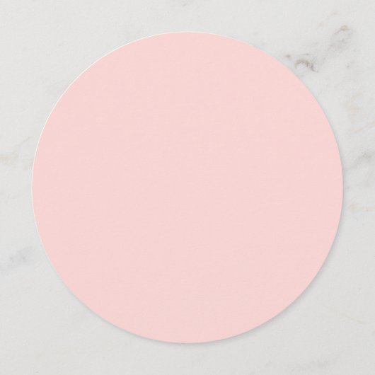 CIRCLEサンキューカード結婚またはリハーサルディナー 招待状 (裏面)