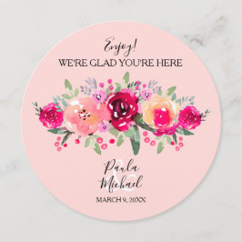 CIRCLEサンキューカード結婚またはリハーサルディナー 招待状