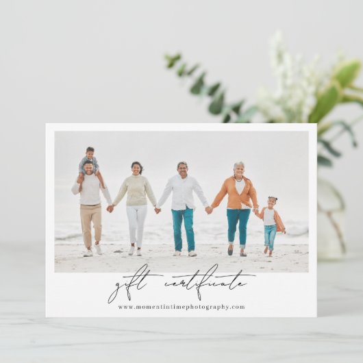 Circle写真モダン写真ギフト券 (スタンド正面)