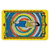 Circle_ランニングB_4x6冷蔵庫内のCircle_B_4x6冷蔵庫 マグネット (横)