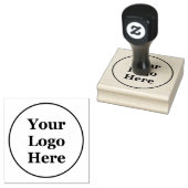 Circle 縁ど Add Your Logo ラバースタンプ (押印)