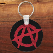 'circle a'無政府状態の記号 キーホルダー (正面)