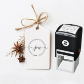 Circle-Art、Monogram、手書きスタンプ セルフインキングスタンプ