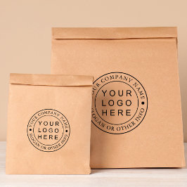 Circle Businessロゴのカスタム ラバースタンプ