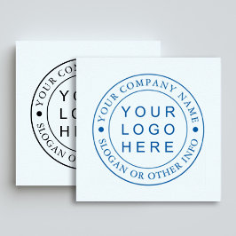 Circle Business Logoカスタムスタンプ セルフインキングスタンプ