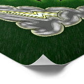 Circle Celtic Tree of Lifeポスタープリント ポスター (角)