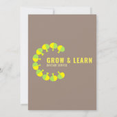 Circle Design Circle Logo Circular Logo Art 招待状 (裏面)