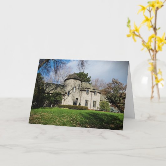 「Circle Down」誕生日・カード カード (黄色い花)