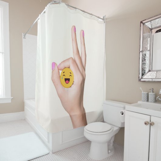 Circle Game Ok 得 You シャワーカーテン (インサイチュ)