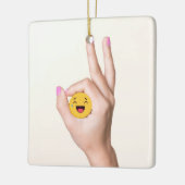 Circle Game Ok 得 You セラミックオーナメント (左)