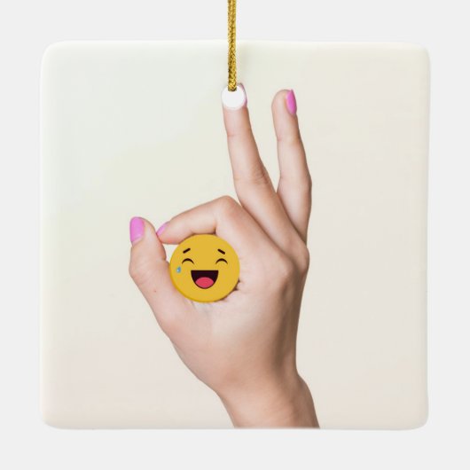 Circle Game Ok 得 You セラミックオーナメント (裏面)