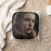 Circle girl クッション (ブランケット)