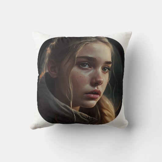 Circle girl クッション (裏面)