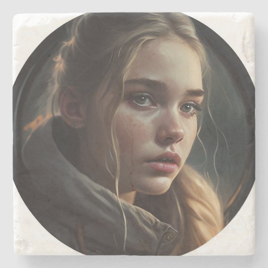 Circle girl ストーンコースター (正面)