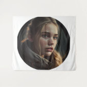 Circle girl タペストリー (正面(横))