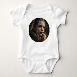 Circle girl ベビーボディスーツ