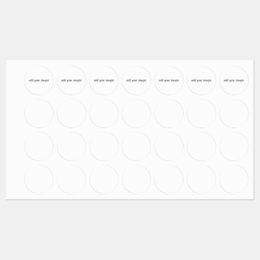 Circle Iron-On Label (1")アイロン – On Clothingラベル ラベル (シート)