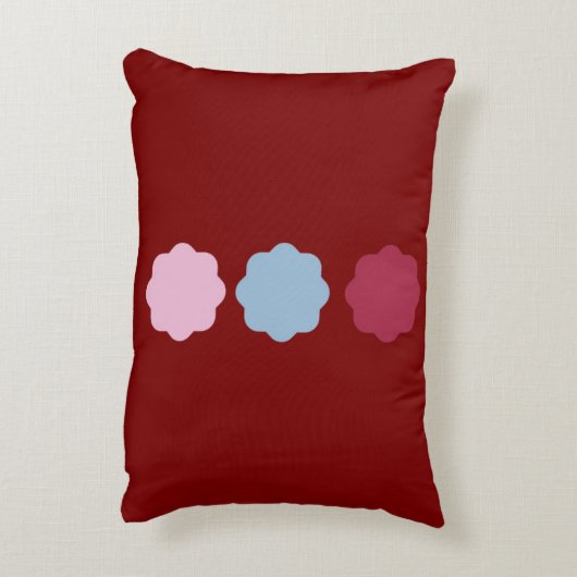 Circle Line Accent Pillow アクセントクッション (裏面(縦))