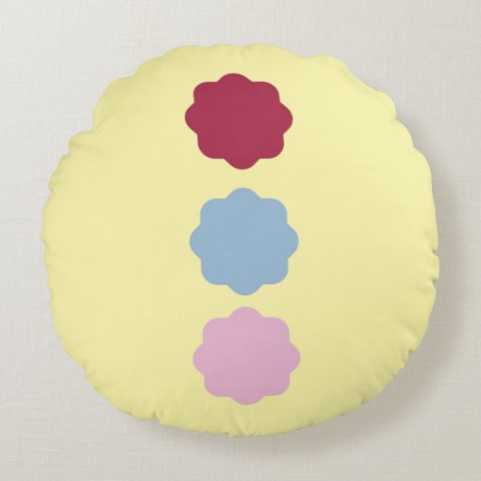 Circle Line Round Pillow ラウンドクッション (正面)