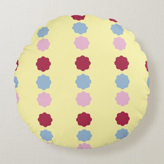 Circle Line Round Pillow ラウンドクッション (正面)