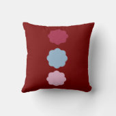 Circle Line Throw Pillow クッション (裏面)