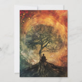 Circle of Becoming | Symbolic Spiritual Design 招待状 (裏面)