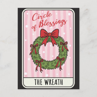 Circle of Blessings Christmas Wreath  シーズンポストカード
