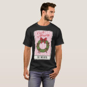 Circle of Blessings Christmas Wreath  Tシャツ (正面フル)