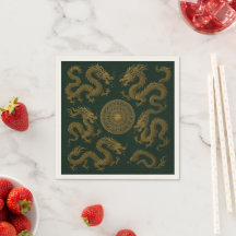 Circle of Dragons Napkins