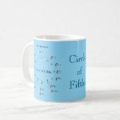 Circle of Fifths Mug コーヒーマグカップ (正面左)