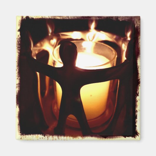 Circle of Friends Votive Candleレトロフィルタ マグネット (正面)