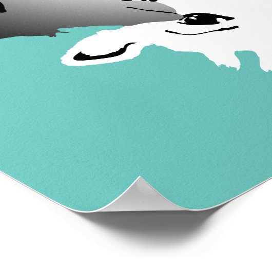 circle of giraffes poster ポスター (角)