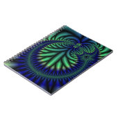 Circle of lifeフラクタルアートノート ノートブック (左側)