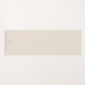 Circle of Life名前をカスタムする ヨガマット (裏面(横))