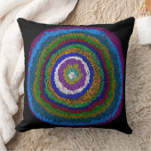 Circle of Life数々の-color装飾用クッション クッション (ブランケット)