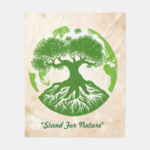 "Circle Of Life" フリースブランケット (正面)