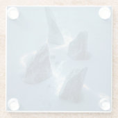 Circle of Light in the Snow ガラスコースター (裏面)
