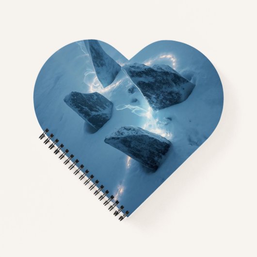 Circle of Light in the Snow ノートブック (正面)