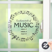 Circle of Musicデザインウィンドウ ウィンドウサイン (ホーム)