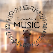 Circle of Musicデザインウィンドウ ウィンドウサイン (シート2)