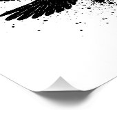 Circle of Ravens – Haunted Ink Illustration ポスター (コーナー)