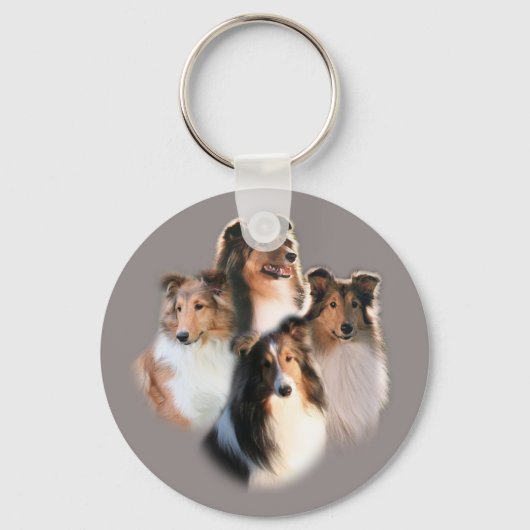 Circle of Shelties Keychain キーホルダー (正面)