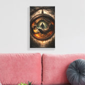 Circle of the Devouring Wild キャンバスプリント (インサイチュ (リビング))